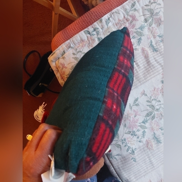 Vintage* Teddy Bear Cushion with Pocket Window - Picture 3 of 8